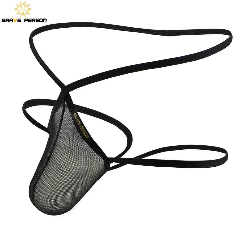 BRAVE PERSON Transparent Men's Thong