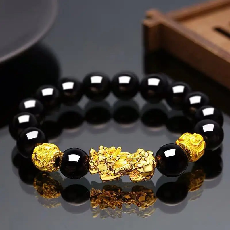 Feng Shui Men's Lucky Prayer Beads Bracelet for Men Women