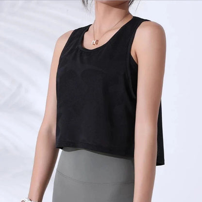 Women's Camouflage Fitness Crop Top
