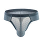 Sexy Men Briefs Ice Silk Underwear Men Low Waist Underpants Cool Breathable Briefs for Man