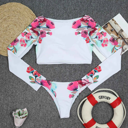 Long Sleeve Swimwear Set