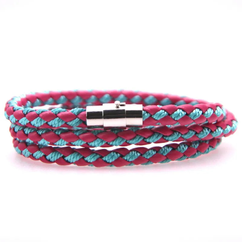High Quality Anchor Bracelets Men Charm Nautical Survival Rope Chain Bracelet Stainless Steel Bracelet Wrap Metal Sport Hooks