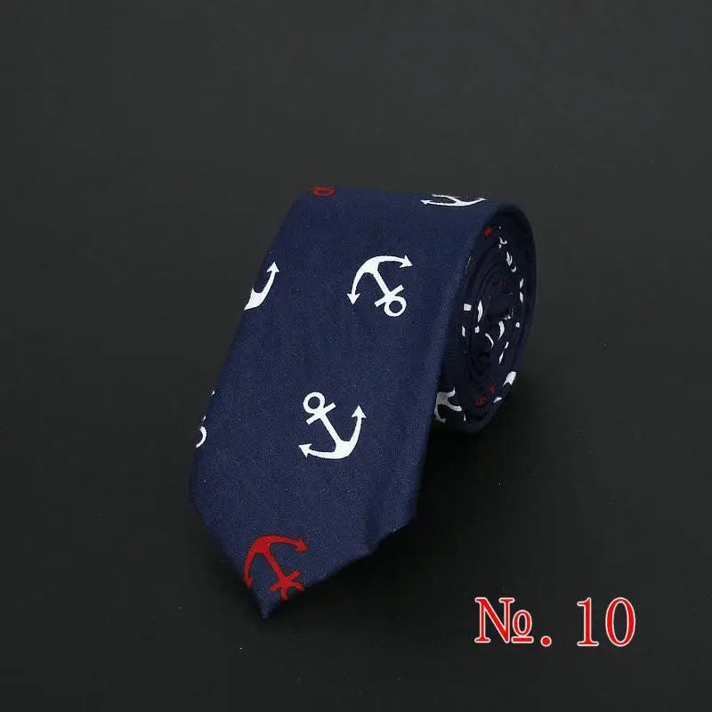 Cotton Men's Colourful Tie Duck Dog Fruit Flower Ties Narrow Kids Children Necktie Slim Skinny Cravate Narrow Thick Neckties