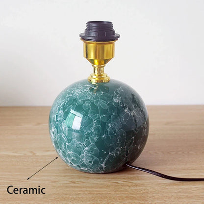 Nordic Pink Ceramic Bedside Table Lamp – Modern Cute LED Desk Lamp for Bedroom, Kids Room & Home Décor
