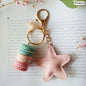 Women Cake Key Chain Fashion Cute French pastries Keychain Bag Charm Car Key Ring Wedding Party gift Jewelry 17278