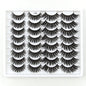 SHIDISHANGPIN 3/5/16 Pairs Natural Long False Eyelashes Dramatic Fluffy 3D Mink Lashes Wispy Wholesale Eye Lashes Thick Cils