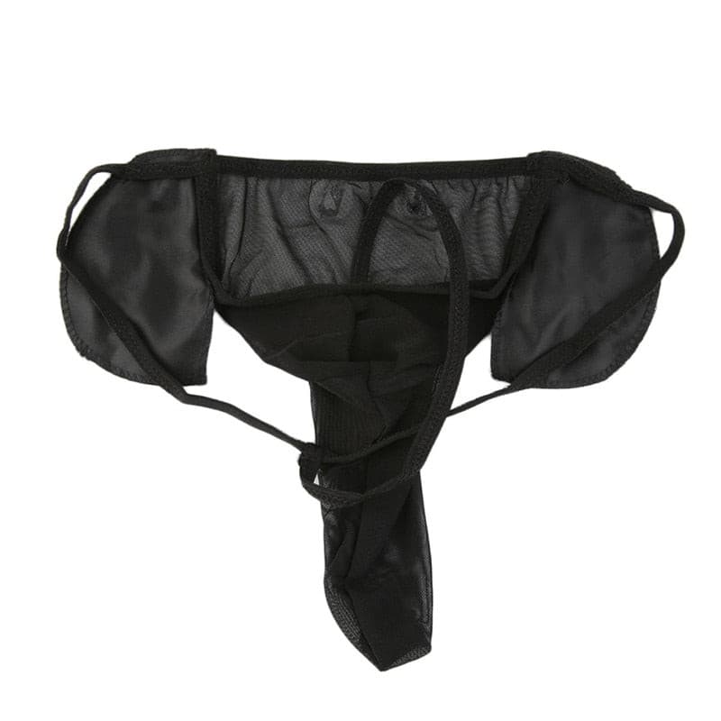 Men's Elephant Thong Underwear Cartoon Trunk T Panties Fashion G String Gag Gift