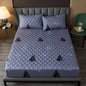 Bonenjoy Quilted Waterproof Fitted Sheet with Elastic Queen King Size