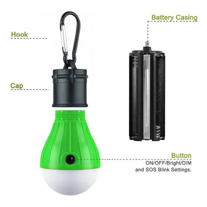 Camping Lantern Outdoor Light Battery Powered Lights Multicolor