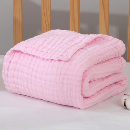 Baby Swaddle Blanket Muslin Newborn Wrap for Child Kids Boys Girls
