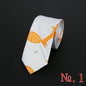 Cotton Men's Colourful Tie Duck Dog Fruit Flower Ties Narrow Kids Children Necktie Slim Skinny Cravate Narrow Thick Neckties