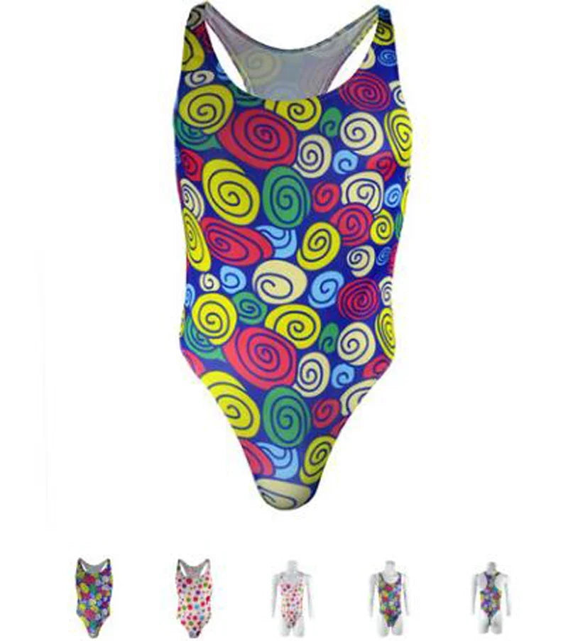 Brand Sexy mens underwear shaper print dot man bodysuit jumpsuit thongs mankini ZJH0869L
