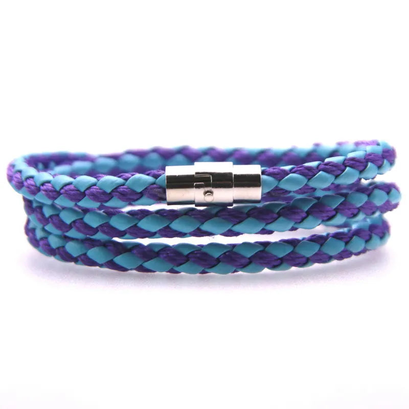 High Quality Anchor Bracelets Men Charm Nautical Survival Rope Chain Bracelet Stainless Steel Bracelet Wrap Metal Sport Hooks