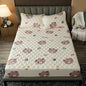 Bonenjoy Quilted Waterproof Fitted Sheet with Elastic Queen King Size