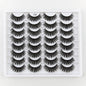 SHIDISHANGPIN 3/5/16 Pairs Natural Long False Eyelashes Dramatic Fluffy 3D Mink Lashes Wispy Wholesale Eye Lashes Thick Cils