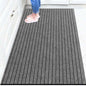 Large Long Thin Doormat for Entrance Door Outside Striped Red Gray Kitchen Area Rugs Non Slip Bedroom Carpet Door Floor Mat Grey
