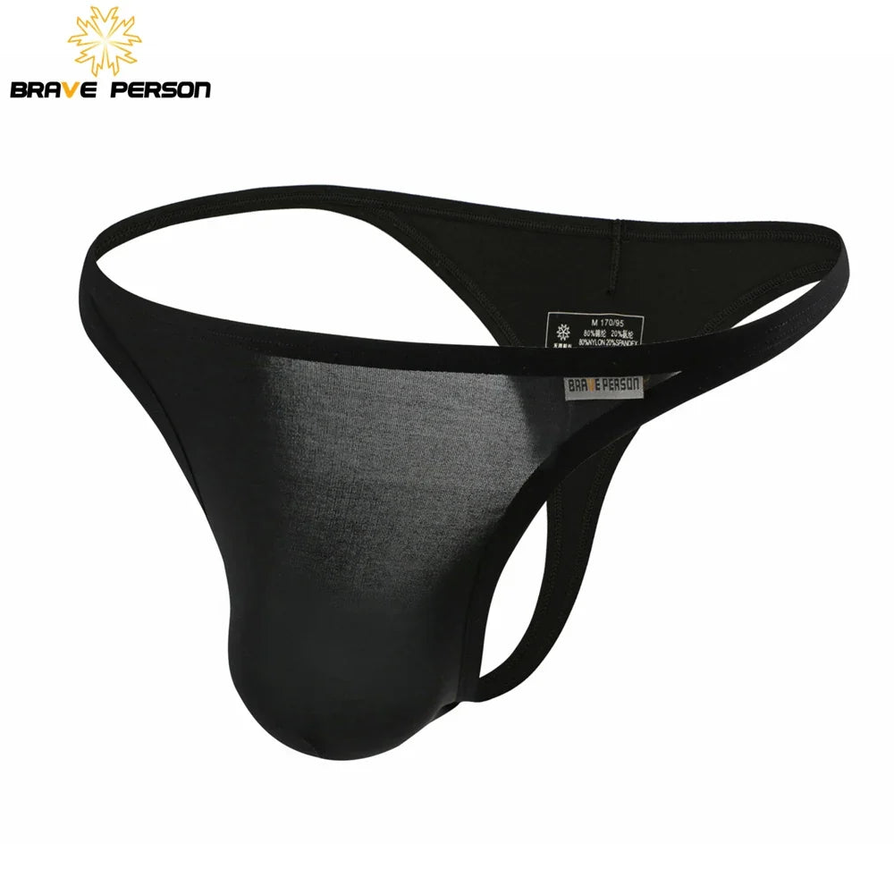 BRAVE PERSON Men's Sexy Underwear Men Briefs Bikini Thongs