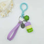 Women Cake Key Chain Fashion Cute French pastries Keychain Bag Charm Car Key Ring Wedding Party gift Jewelry 17278