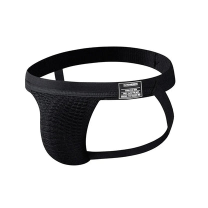 Sexy Men Jockstrap Underwear Thong Underpants Cotton G String Anal Penis Pouch Hombre Elastic Panties Backless