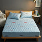 Bonenjoy Quilted Waterproof Fitted Sheet with Elastic Queen King Size