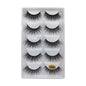 SHIDISHANGPIN 3/5/16 Pairs Natural Long False Eyelashes Dramatic Fluffy 3D Mink Lashes Wispy Wholesale Eye Lashes Thick Cils
