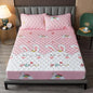 Bonenjoy Quilted Waterproof Fitted Sheet with Elastic Queen King Size