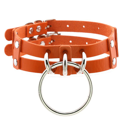 Punk Choker Collar Goth Necklace Big Transparent  Straps Chocker Women Girls Trendy Rock Sexy Harajuku Emo Gothic Jewelry