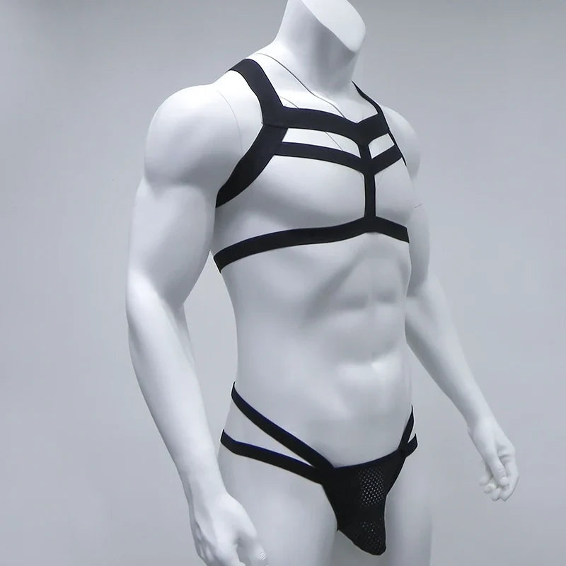 CLEVER-MENMODE Bondage Mens Harness