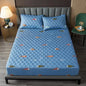 Bonenjoy Quilted Waterproof Fitted Sheet with Elastic Queen King Size