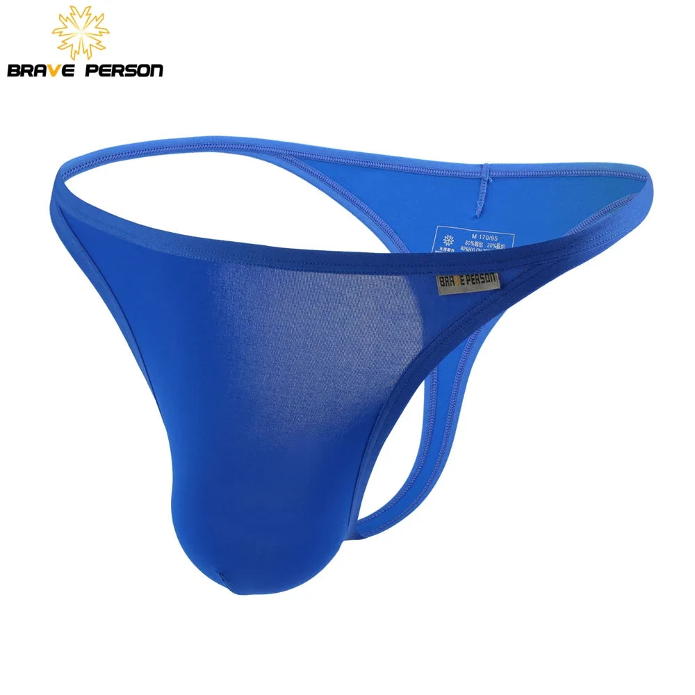 New Fashion Men Underwear Sexy Men Briefs Bikini Thin Section Breathable Thongs Low Waist Underpants Quick Dry