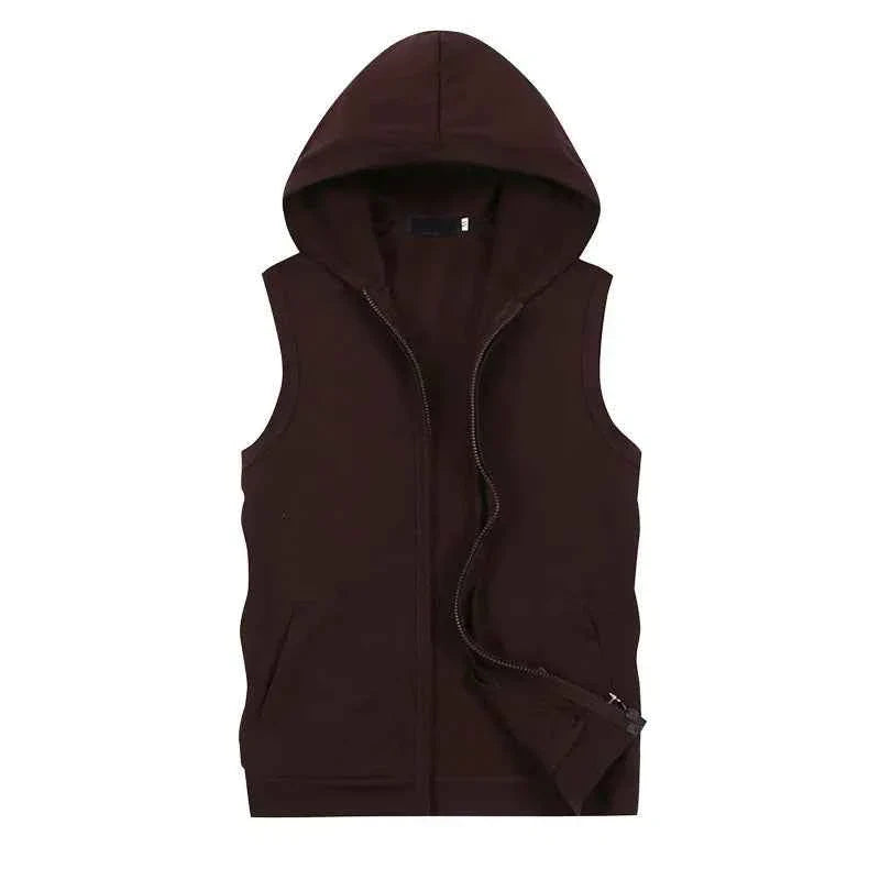 Men's Sleeveless Hoodie Tank Top Sportswear