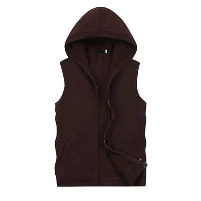 Men's Sleeveless Hoodie Tank Top Sportswear