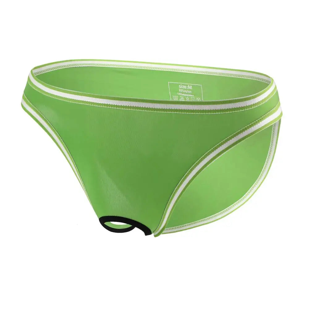Men Briefs Transparent Ice Silk Sexy Man Panties Hollow Erotic Lingeries Gay Underwear Briefs for Men