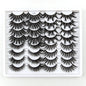 SHIDISHANGPIN 3/5/16 Pairs Natural Long False Eyelashes Dramatic Fluffy 3D Mink Lashes Wispy Wholesale Eye Lashes Thick Cils