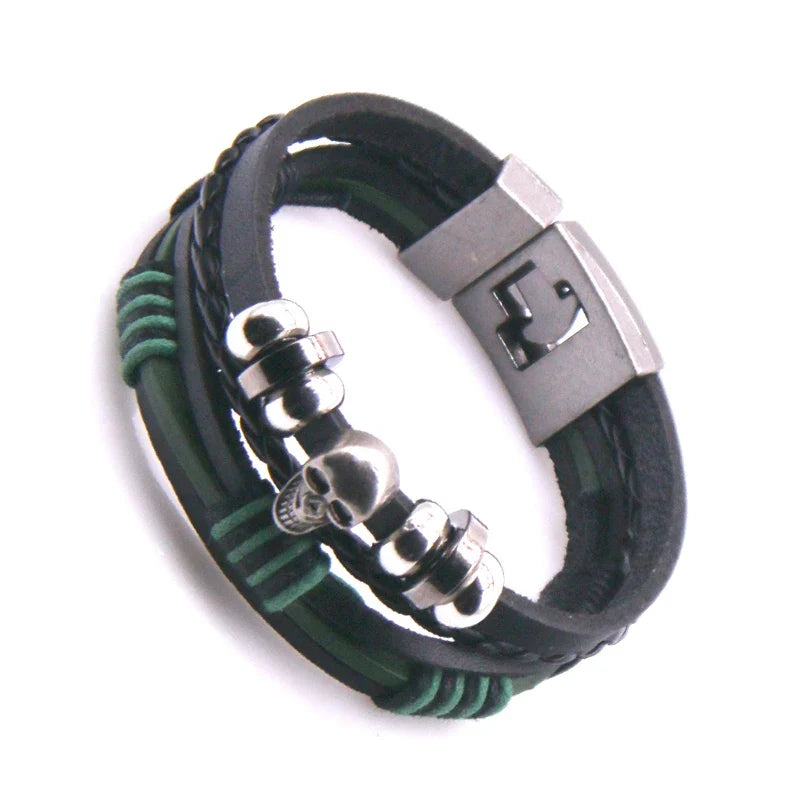 High Quality Anchor Bracelets Men Charm Nautical Survival Rope Chain Bracelet Stainless Steel Bracelet Wrap Metal Sport Hooks
