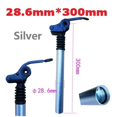 E-Bike Electric Folding Bike Shock Absorber Seat Post Alloy 25.4mm 27.2mm 28.6mm 31.8mm 33.9mm 34mm Folding Flipped Seat Post