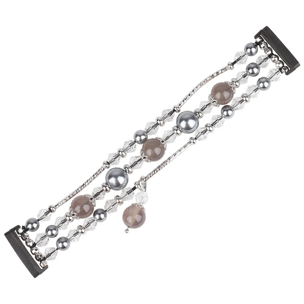 Fitbit Sense 1–2 / Versa 3–4 Beaded Bracelet Band