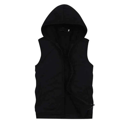 Men's Sleeveless Hoodie Tank Top Sportswear