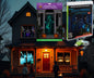 AtmosFX Halloween Digital Decoration USB - Halloween Hollusion + 5.5 ft x 9 ft Projection Screen