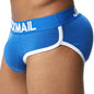 Brand Enhancing Mens Underwear Briefs Sexy Bulge Gay Penis pad Front + Back Magic buttocks Double Removable Push Up Cup