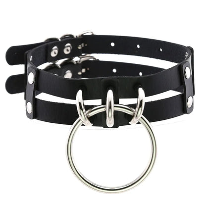 Punk Choker Collar Goth Necklace Big Transparent  Straps Chocker Women Girls Trendy Rock Sexy Harajuku Emo Gothic Jewelry
