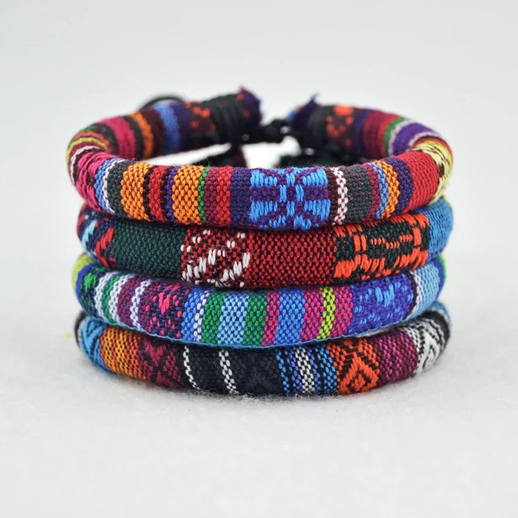 Cotton and linen women's Charm bracelets accessories handmade original DIY jewelries  #EZ211