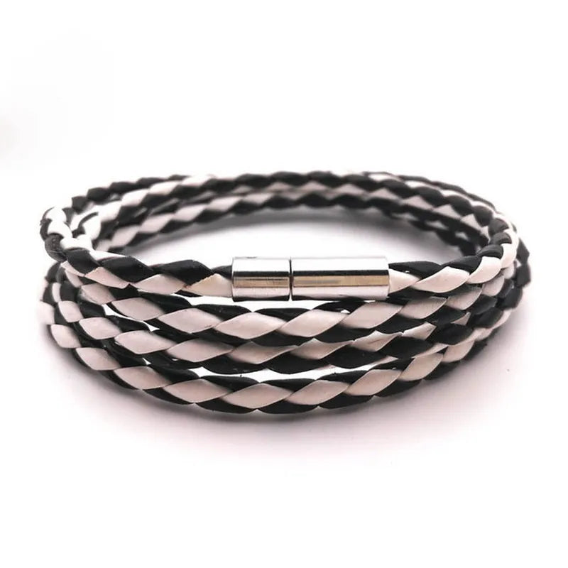 High Quality Anchor Bracelets Men Charm Nautical Survival Rope Chain Bracelet Stainless Steel Bracelet Wrap Metal Sport Hooks