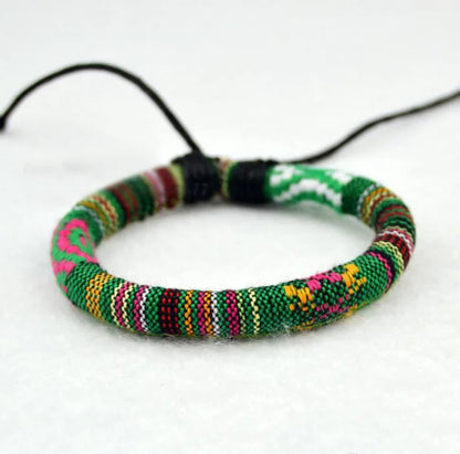 Cotton and linen women's Charm bracelets accessories handmade original DIY jewelries  #EZ211