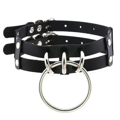 Punk Choker Collar Goth Necklace Big Transparent  Straps Chocker Women Girls Trendy Rock Sexy Harajuku Emo Gothic Jewelry