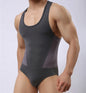 Brave Person Bodysuits Men High Elasticity One-piece Shapers Men's Leotard Slim Corrective Body Building Men Singlet Underwear