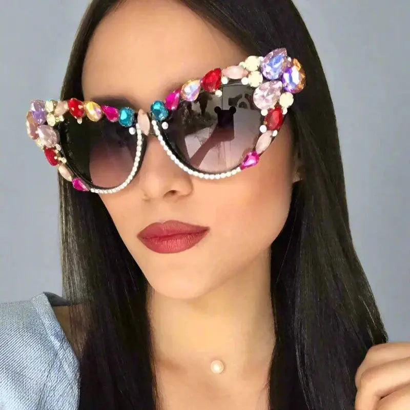Women's Sunglasses Sunglasses - Bejeweled - Cat Eye Fashion Statement