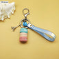 Women Cake Key Chain Fashion Cute French pastries Keychain Bag Charm Car Key Ring Wedding Party gift Jewelry 17278