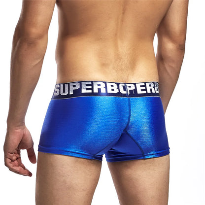 Best Selling Sexy Men's Underwear Silky And Shiny Men Boxers U convex Fashion Style Underwear Men Boxer Shorts