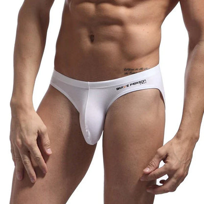BRAVE PERSON Sexy Men Underwear Briefs U convex Big Penis Pouch Design Men Cotton Briefs for Man Bikini Hot Sale
